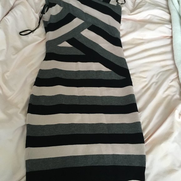 Ted Baker Caligo Striped Detail Bodycon Dress size 1 nwt - Picture 8 of 11
